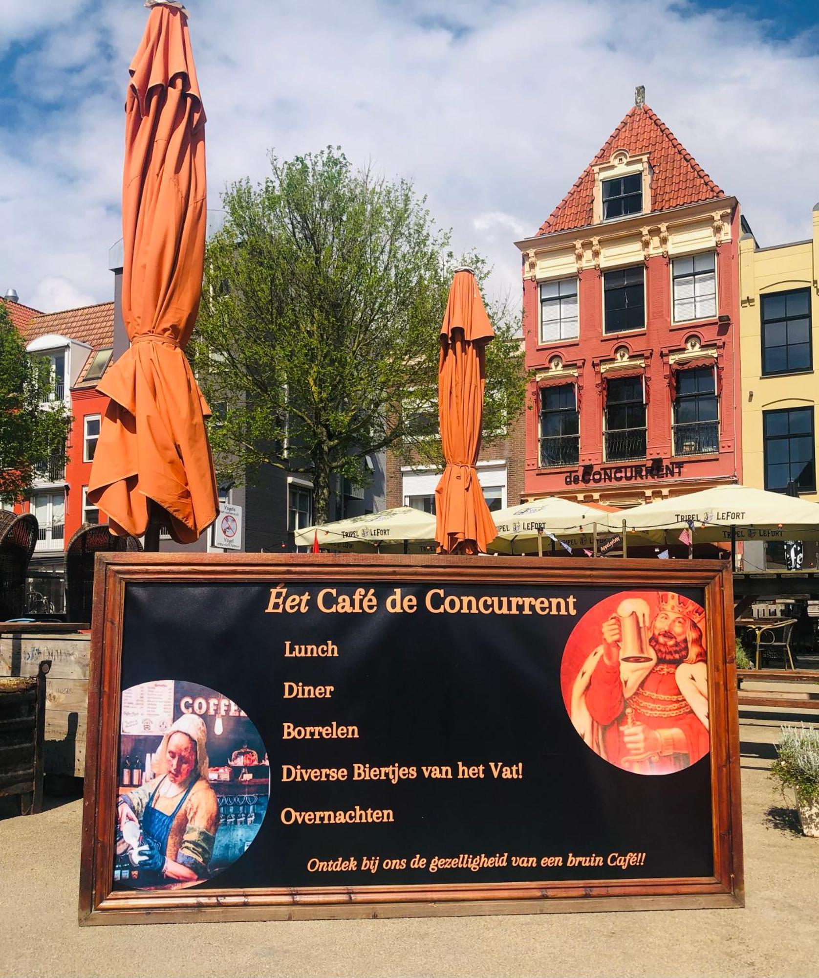 Slapen Bij Cafe De Concurrent Hotel Влисинген Екстериор снимка